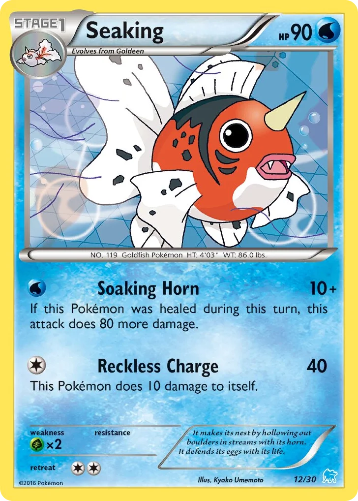 Seaking · XY Trainer Kit Suicune