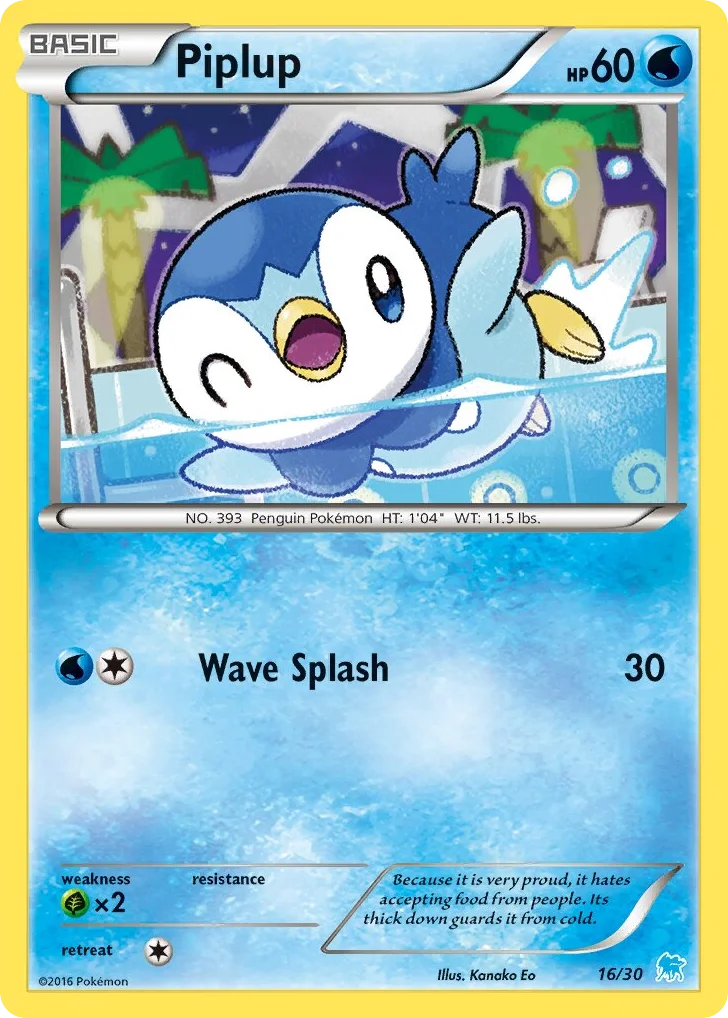 Piplup · XY Trainer Kit Suicune