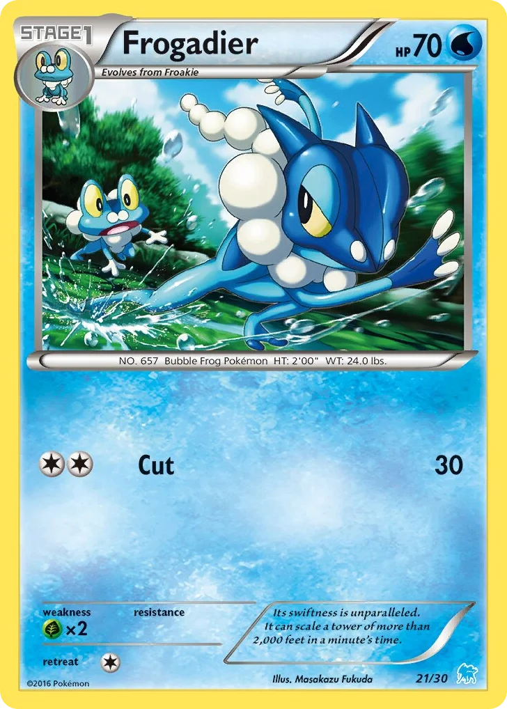 Frogadier · XY Trainer Kit Suicune
