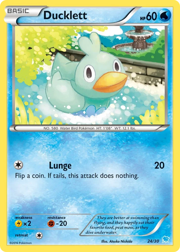 Ducklett · XY Trainer Kit Suicune