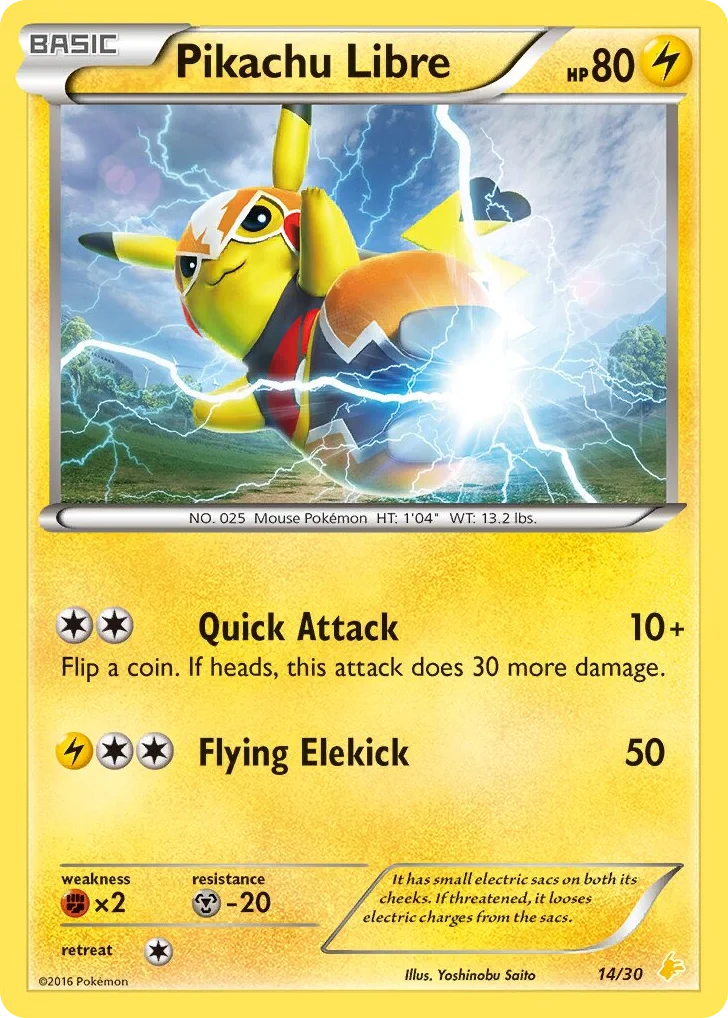 Pikachu Libre · XY Trainer Kit Pikachu Libre