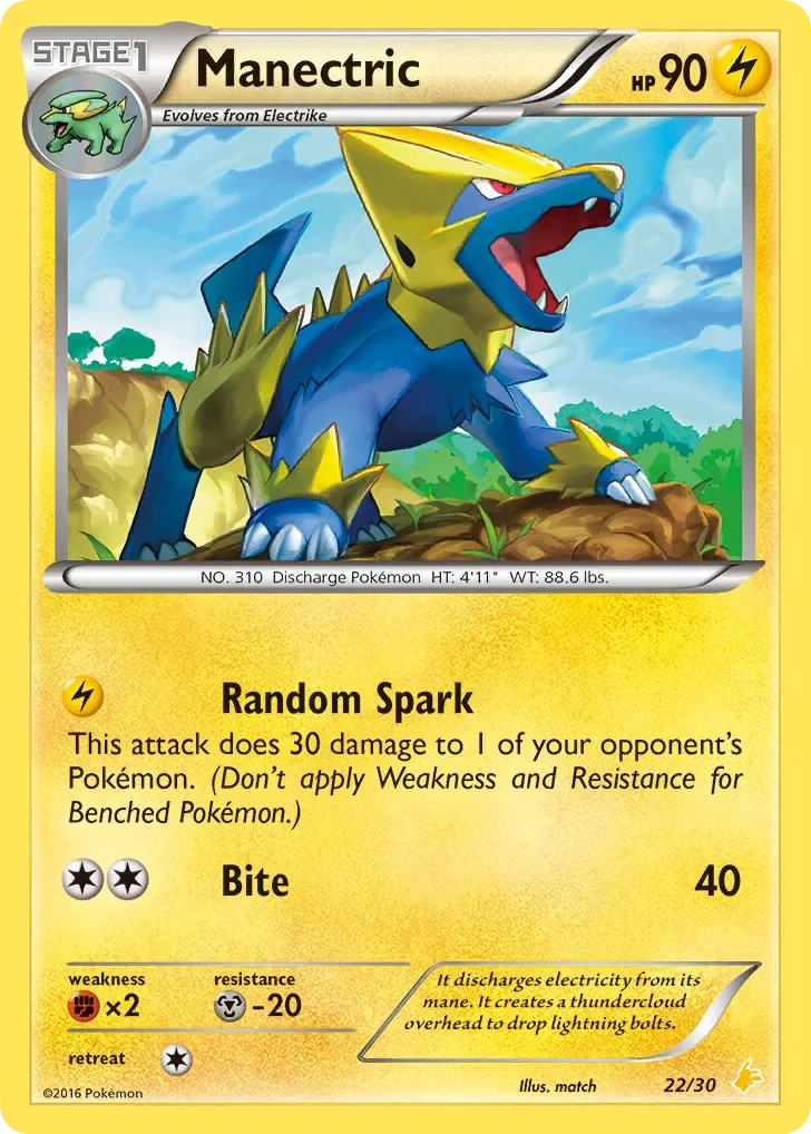 Manectric · XY Trainer Kit Pikachu Libre