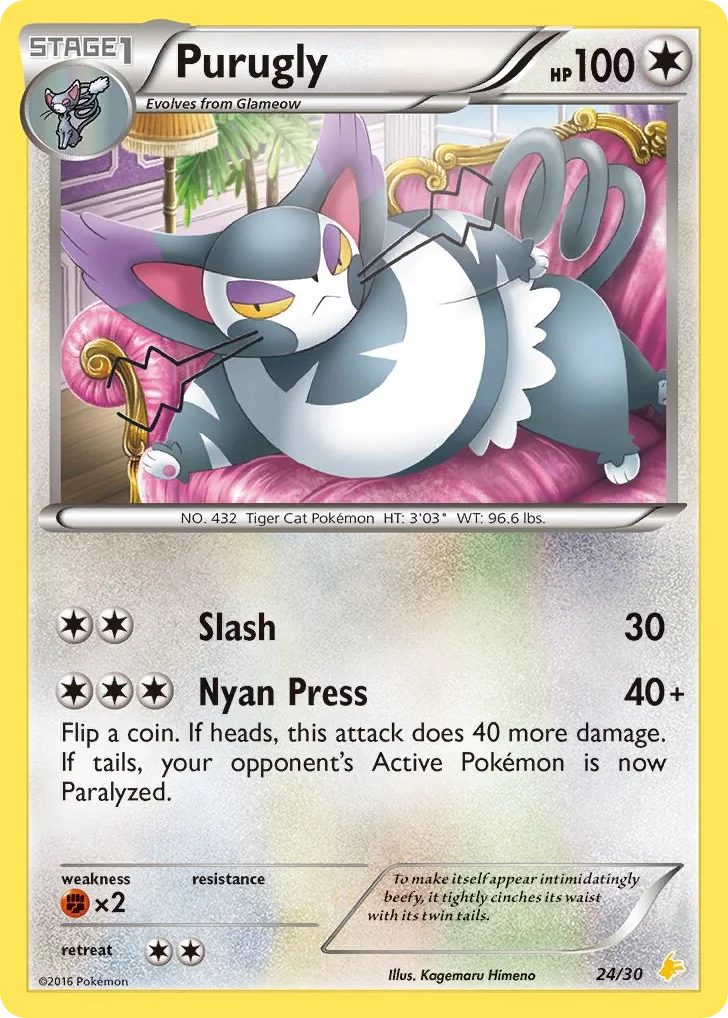 Purugly · XY Trainer Kit Pikachu Libre