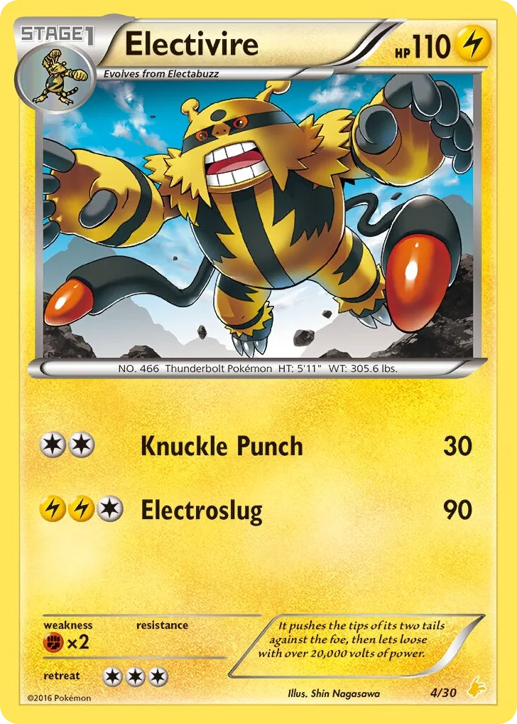 Electivire · XY Trainer Kit Pikachu Libre