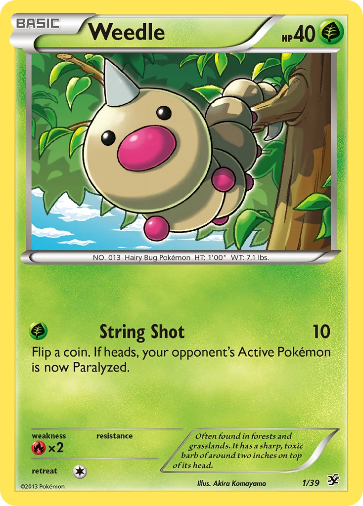 Weedle · Kalos Starter Set