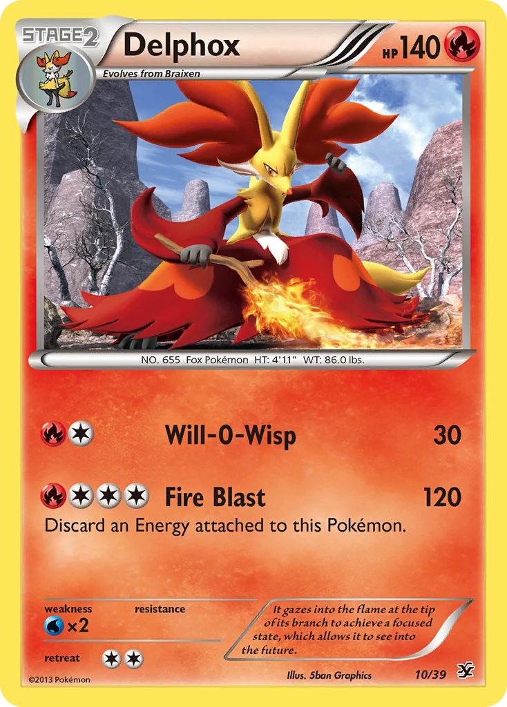Delphox · Kalos Starter Set