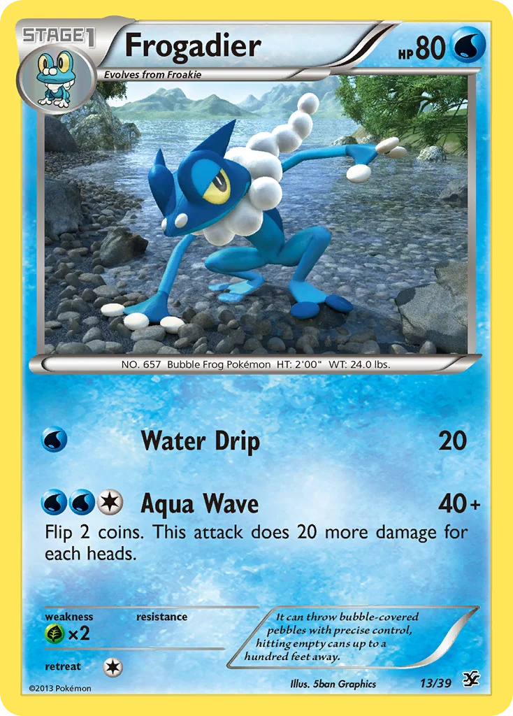 Frogadier · Kalos Starter Set