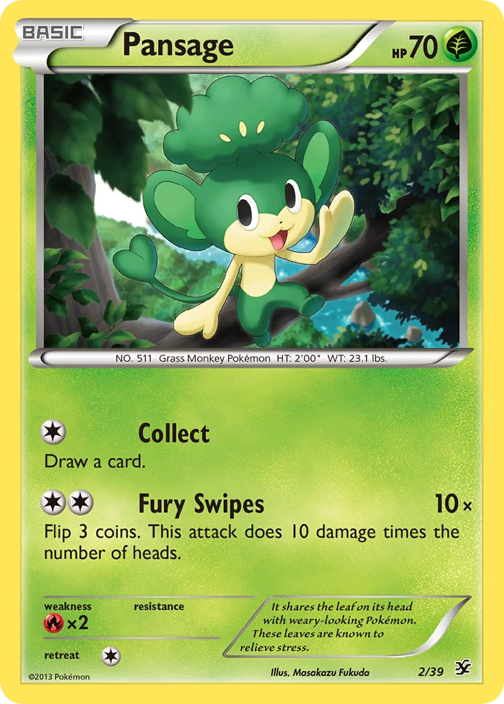 Pansage · Kalos Starter Set