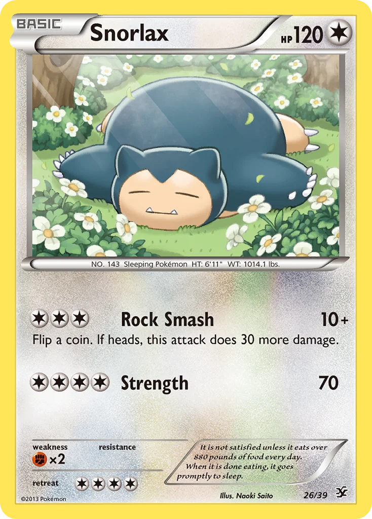 Snorlax · Conjunto para Iniciantes Kalos