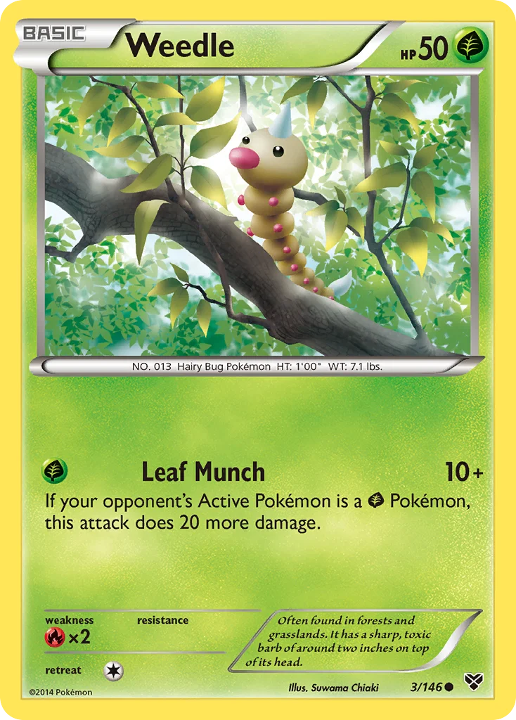 Weedle · XY