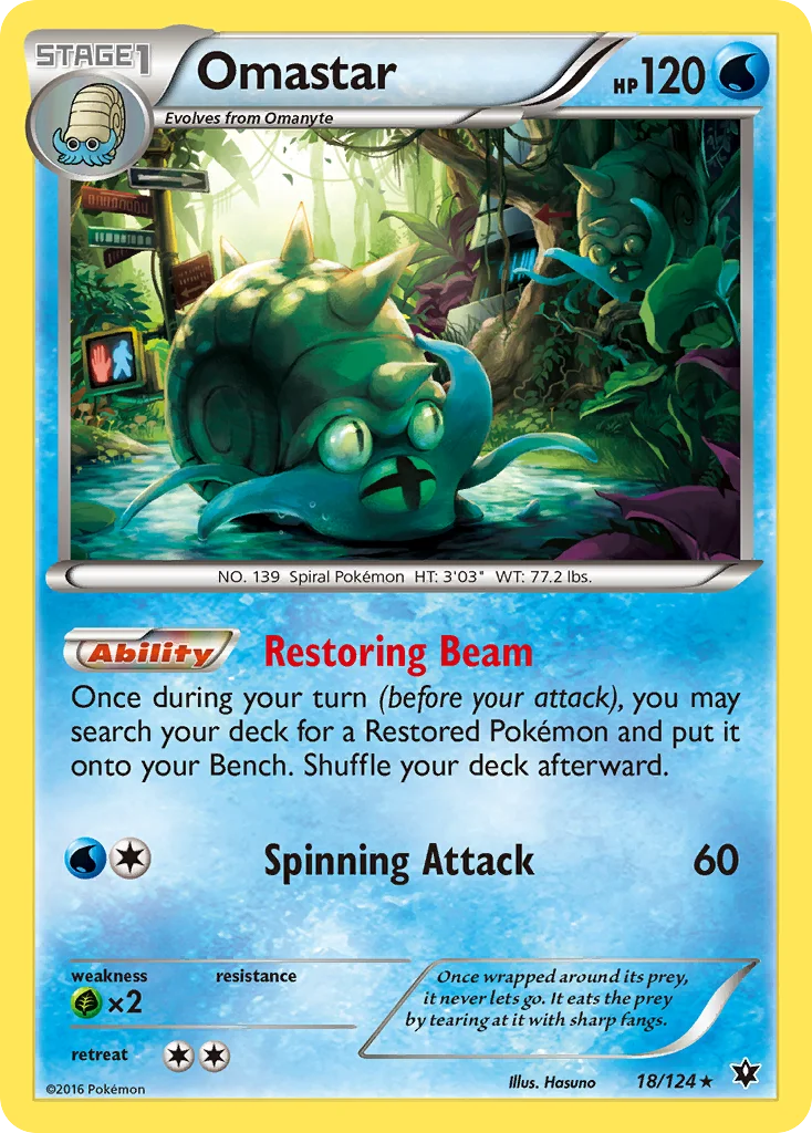 Omastar · Fates Collide