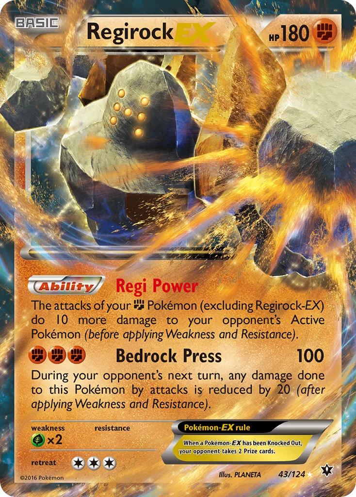 Regirock-EX · Fates Collide