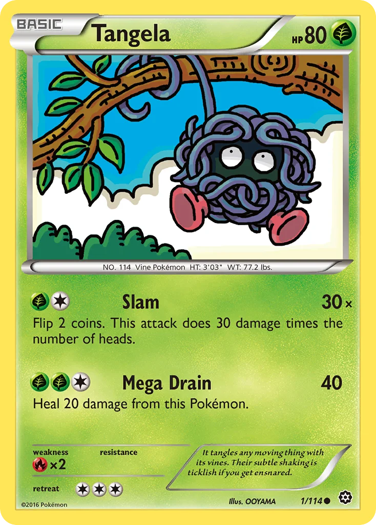 Tangela · Cerco de Vapor