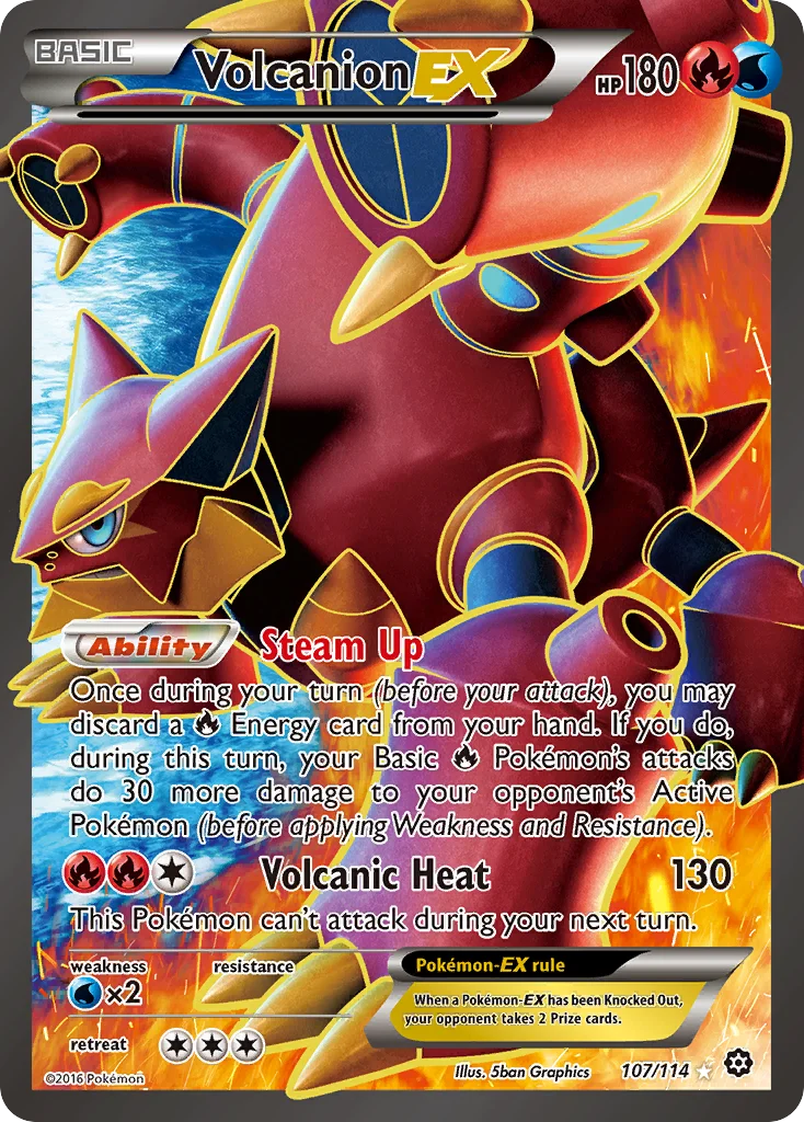 Volcanion-EX · Steam Siege