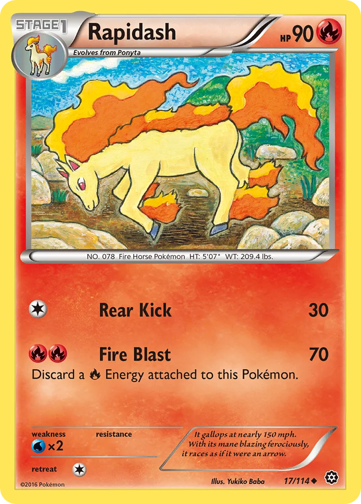Rapidash · Steam Siege