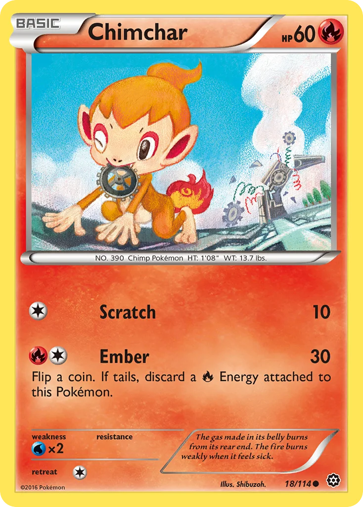 Chimchar · Cerco de Vapor