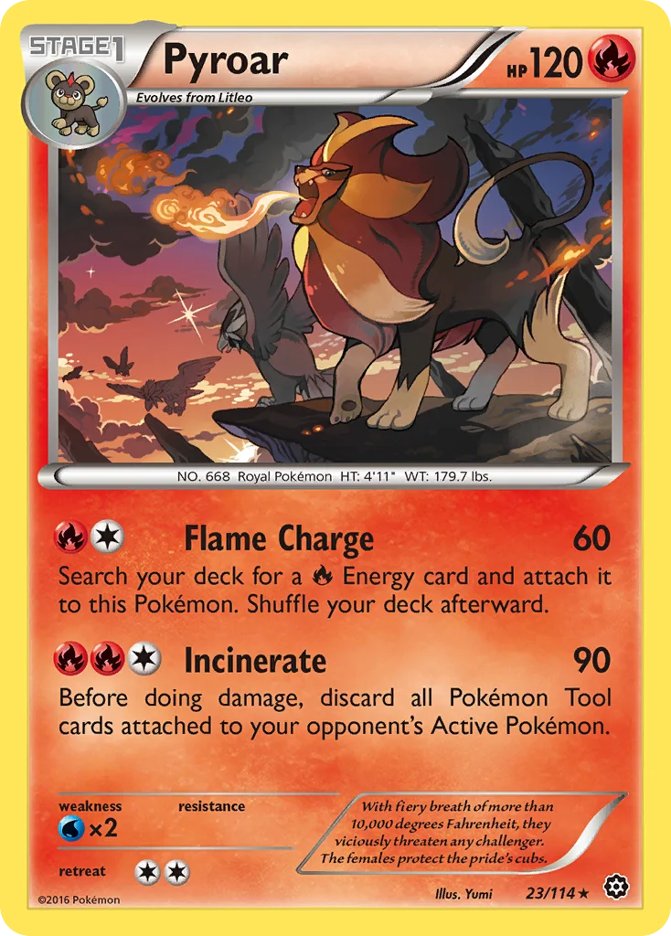 Pyroar · Steam Siege