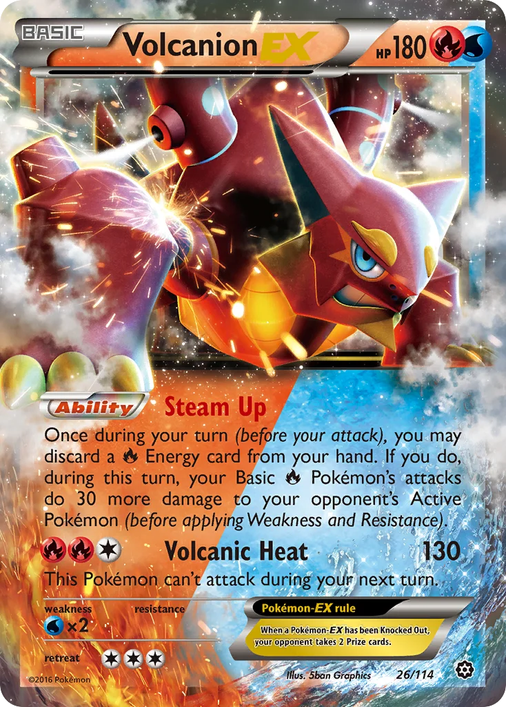 Volcanion-EX · Steam Siege