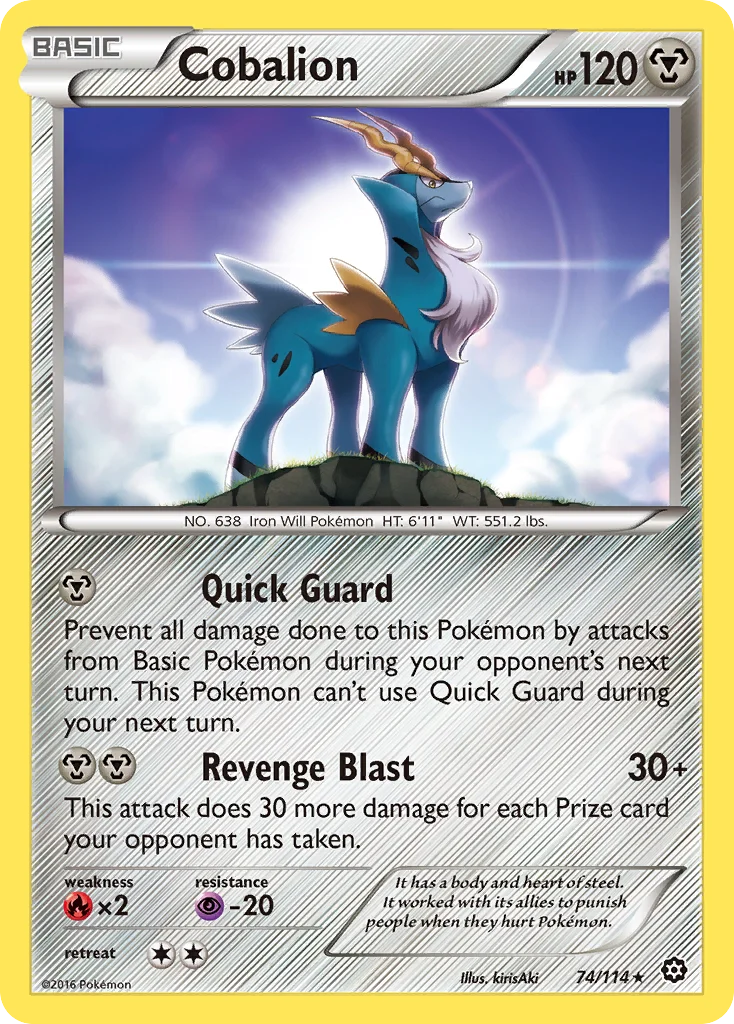 Cobalion · Steam Siege
