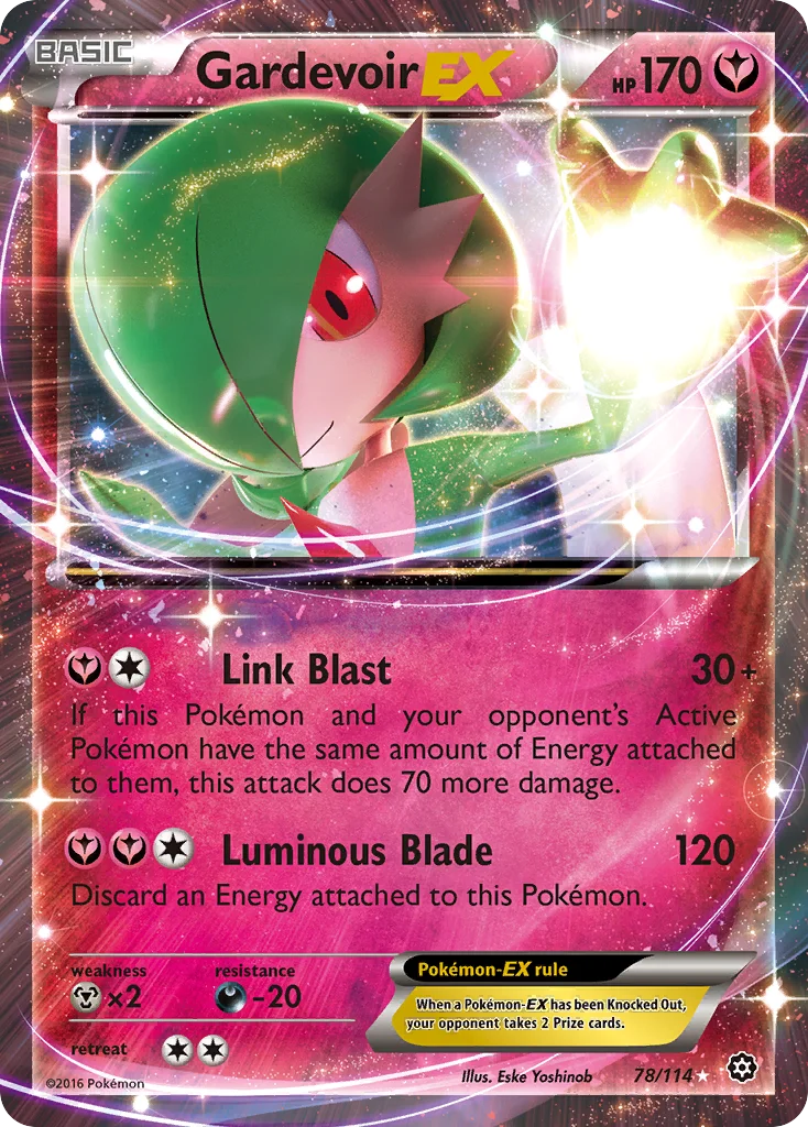 Gardevoir EX · Cerco de Vapor
