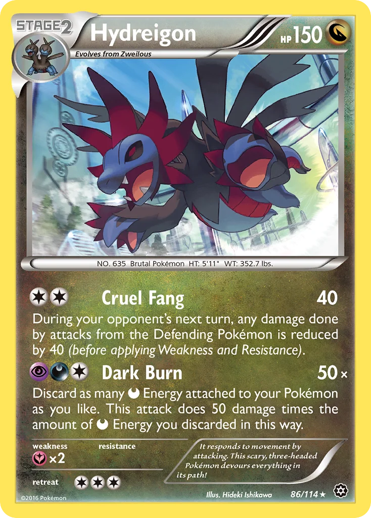 Hydreigon · Cerco de Vapor