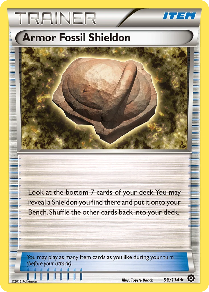 Armor Fossil Shieldon · Steam Siege
