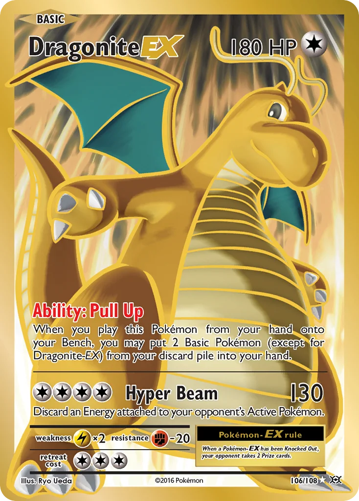 Dragonite EX · Evoluções