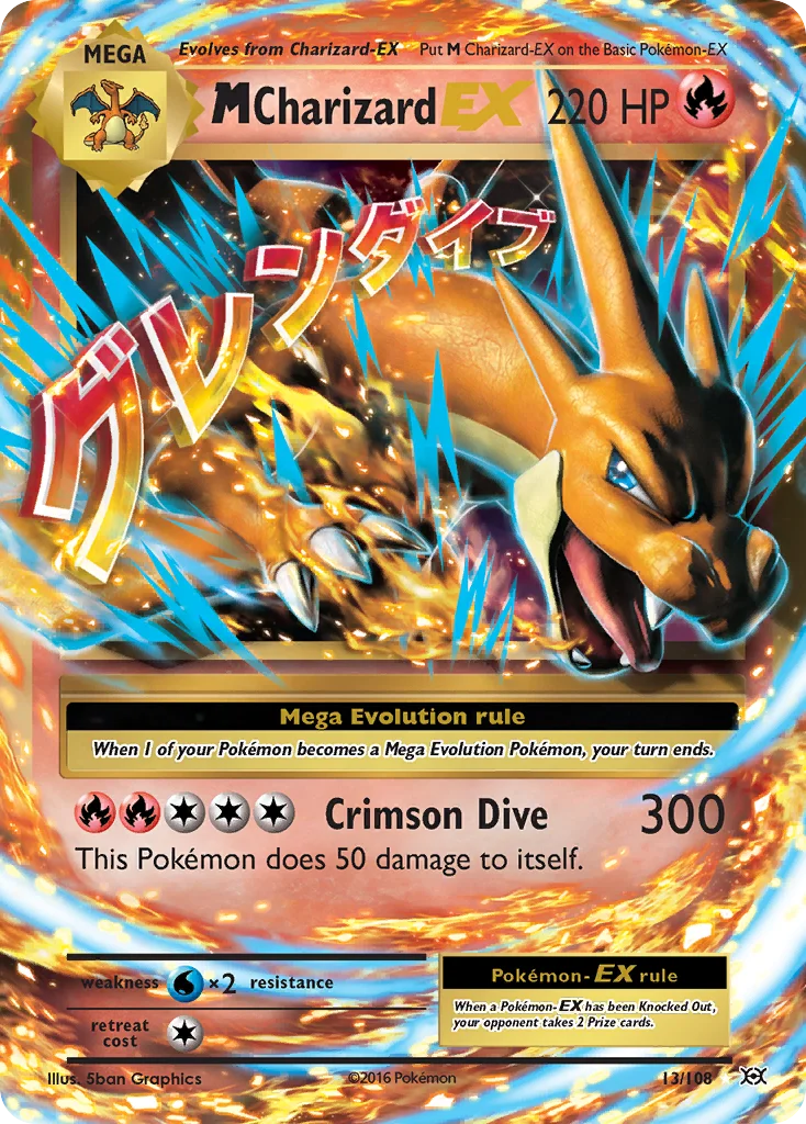 M Charizard-EX · Evolutions