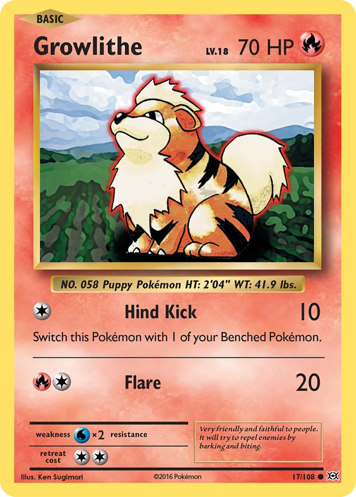 Growlithe · Evoluções