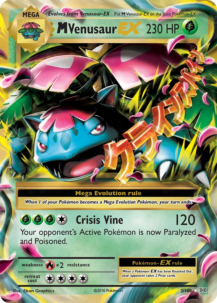 M Venusaur-EX · Evolutions