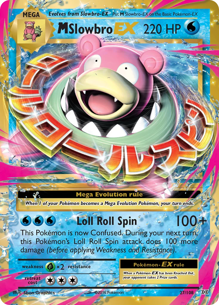 M-Slowbro EX · Evoluções