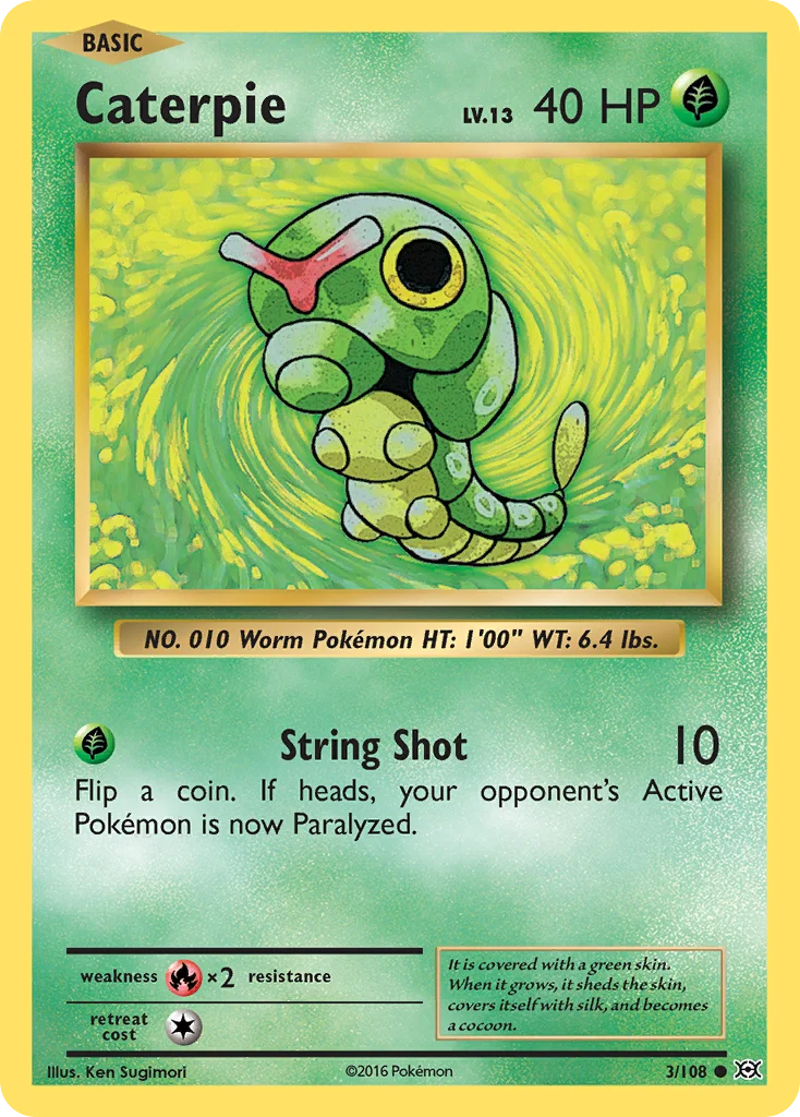 Caterpie · Evoluções