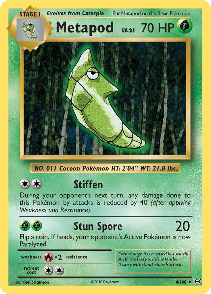 Metapod · Evoluções