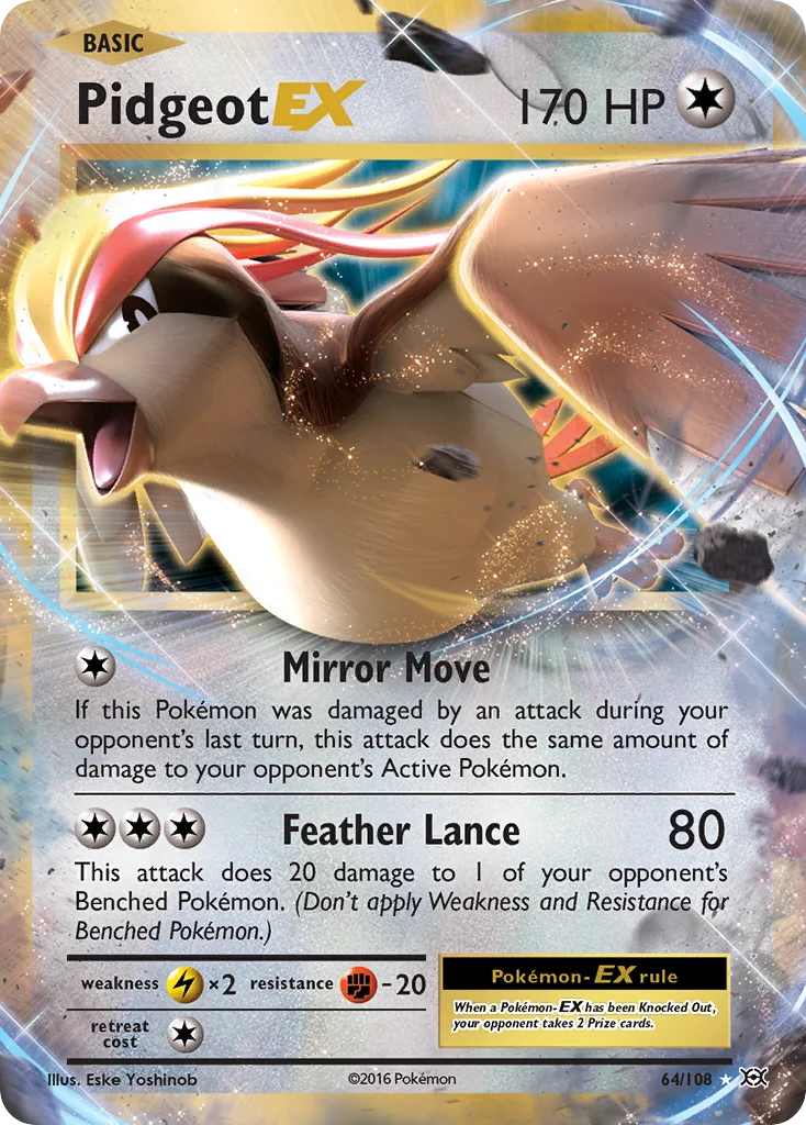 Pidgeot-EX · Evolutions