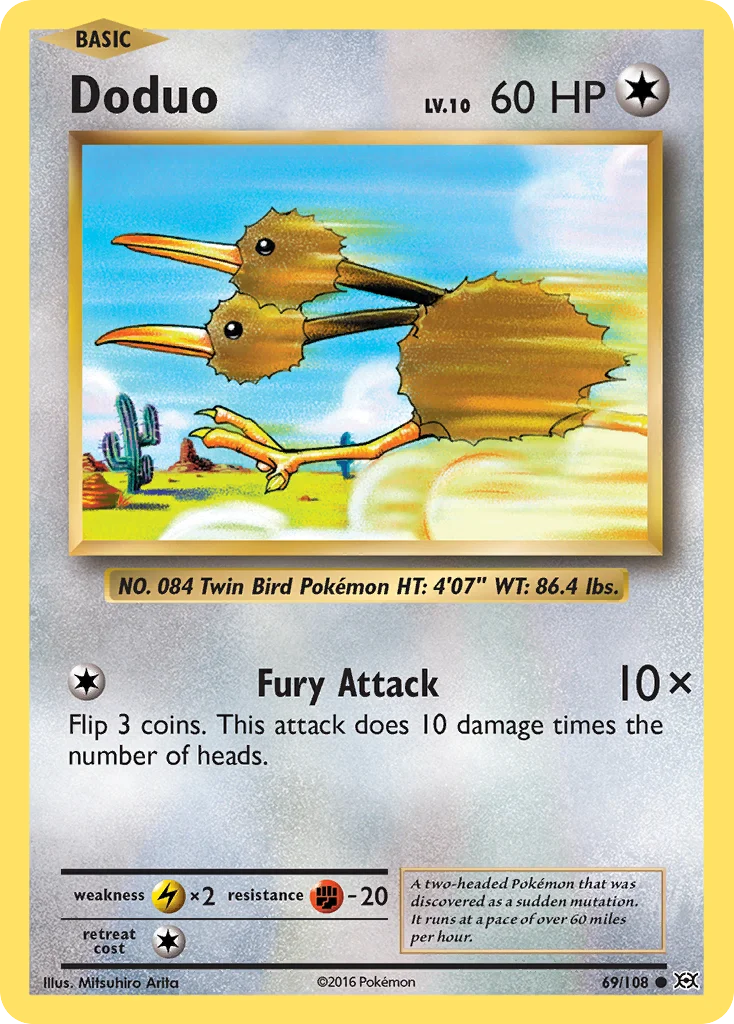 Doduo · Evolutions
