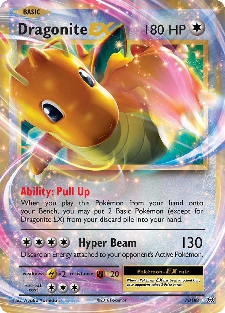 Dragonite EX · Evoluções