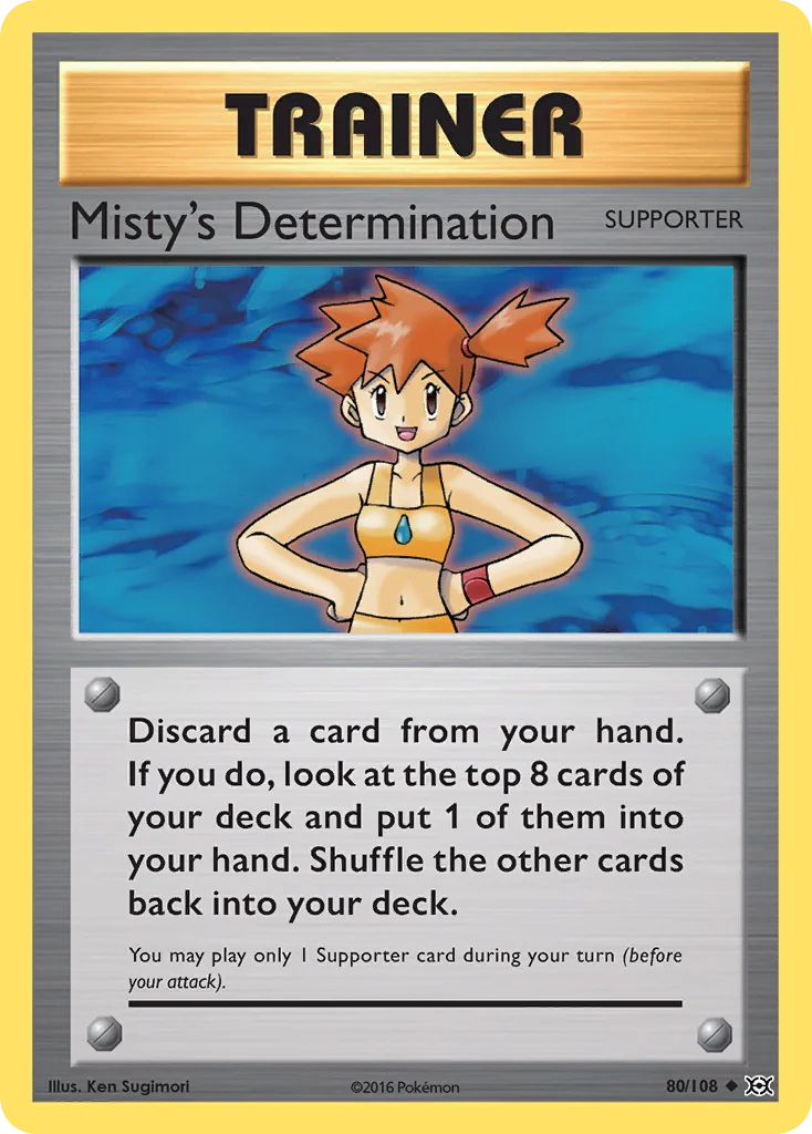Misty's Determination · Evolutions