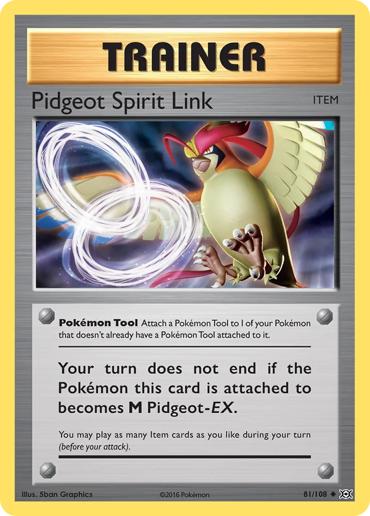 Elo Espiritual de Pidgeot · Evoluções