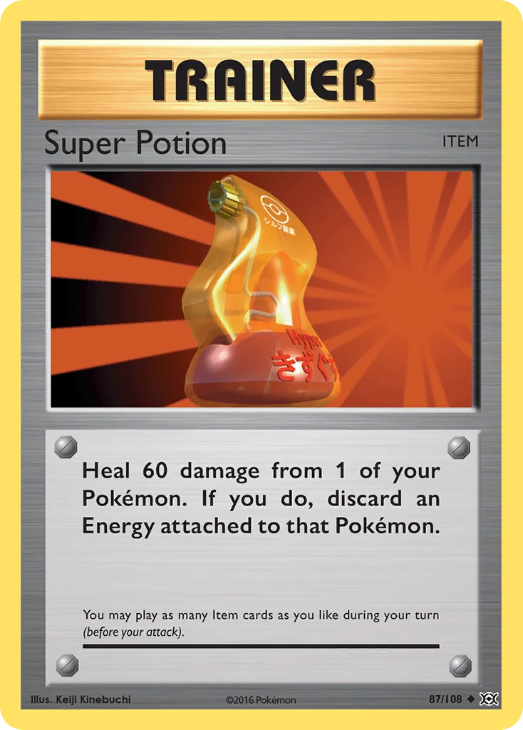 Super Potion · Evolutions