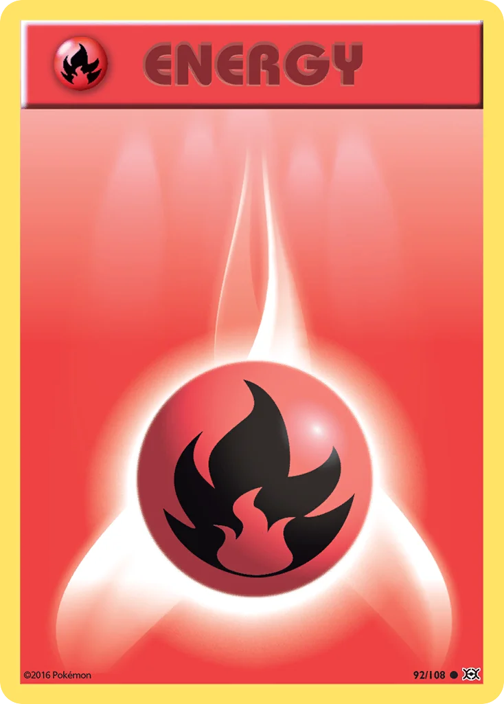 Energia de Fogo · Evoluções