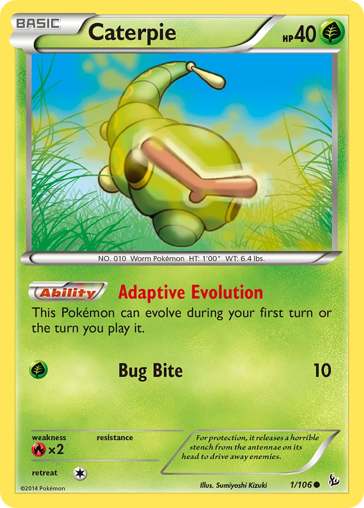 Caterpie · Flashfire