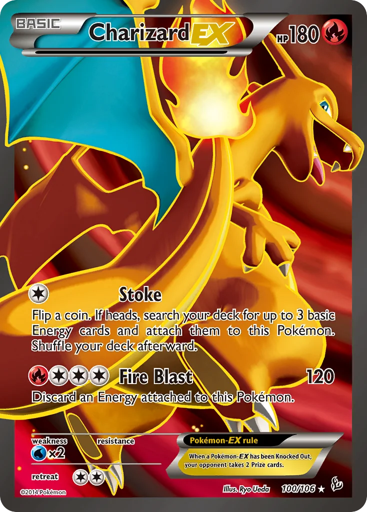 Charizard EX · Flash de Fogo