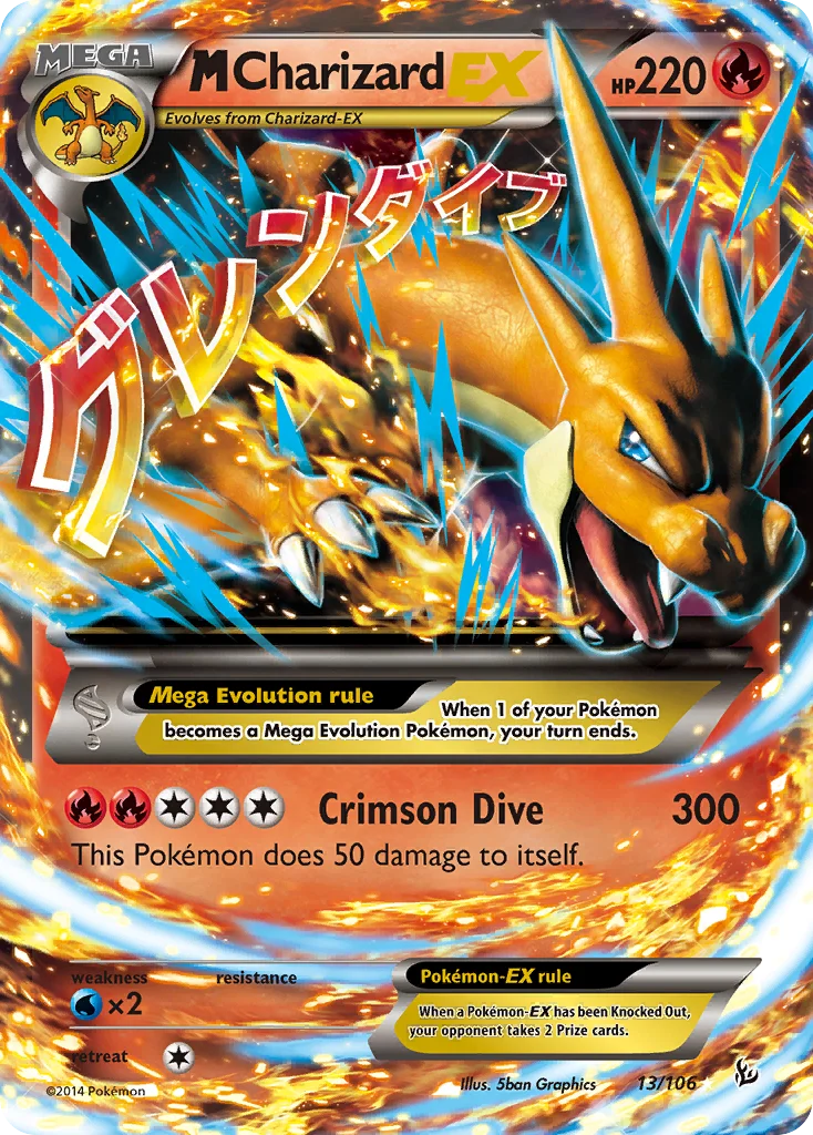 M Charizard-EX · Flashfire