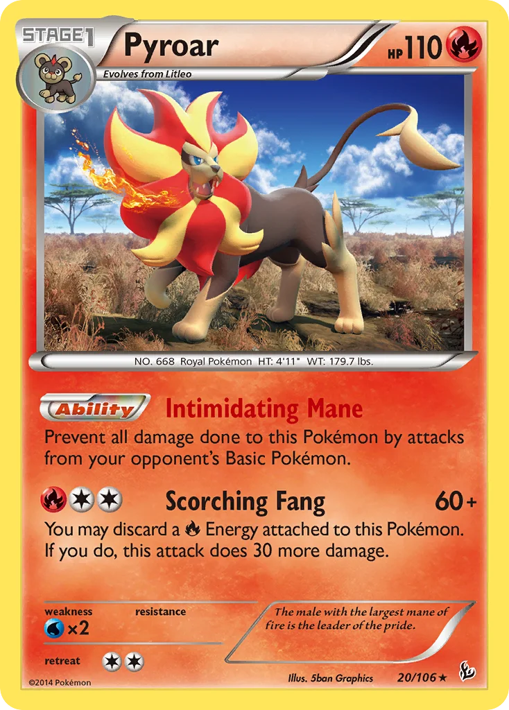 Pyroar · Flashfire