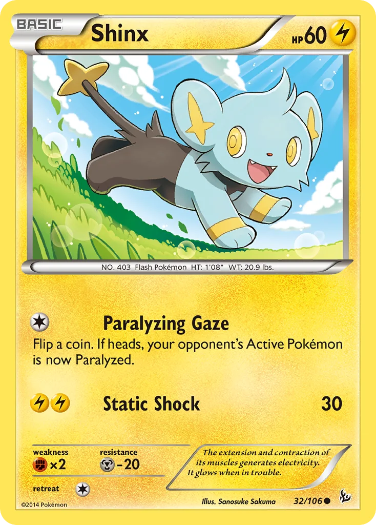 Shinx · Flash de Fogo