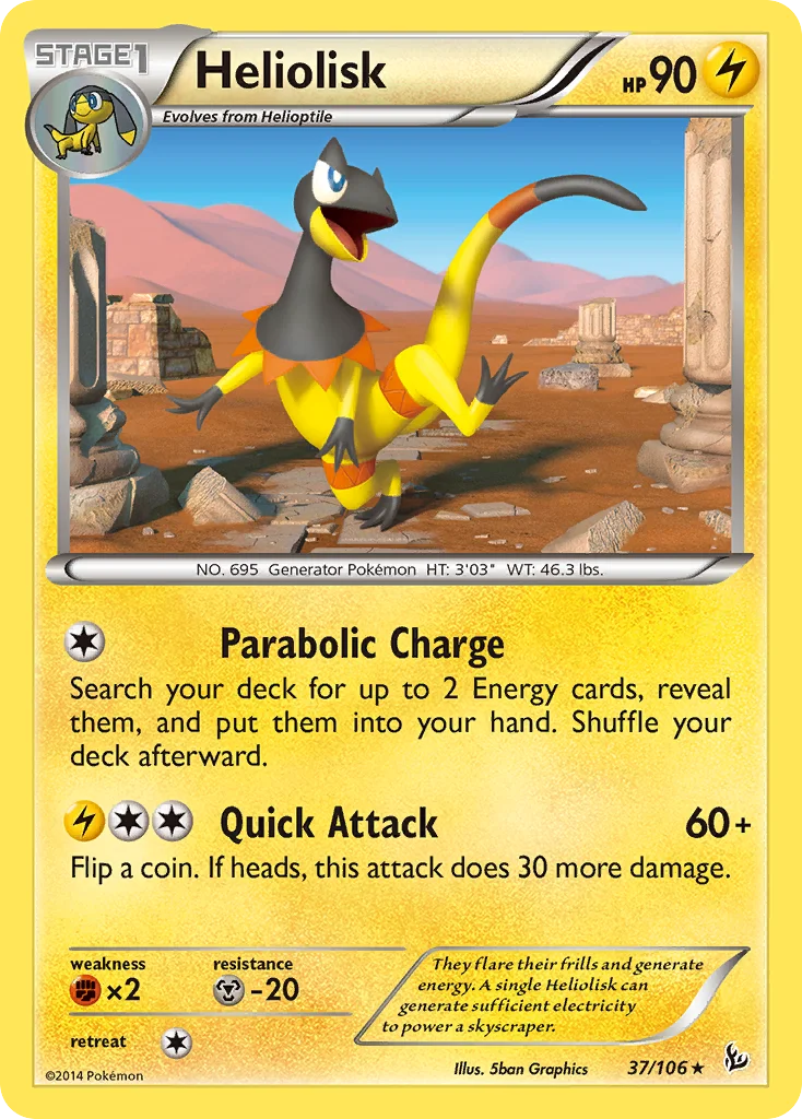 Heliolisk · Flash de Fogo