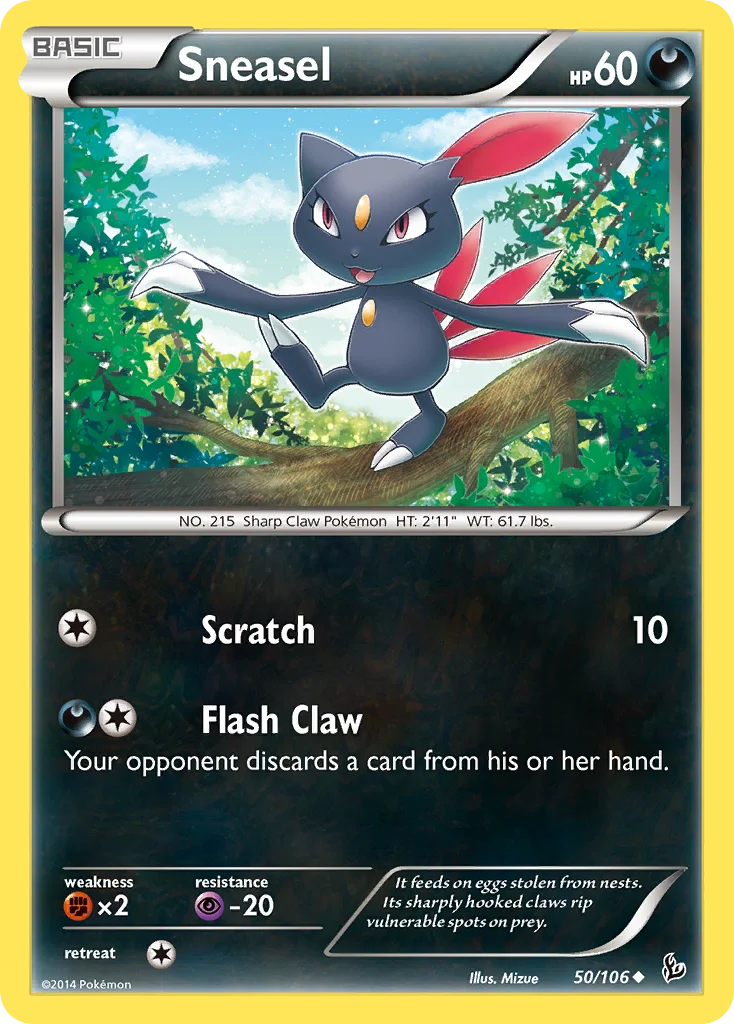 Sneasel · Flash de Fogo