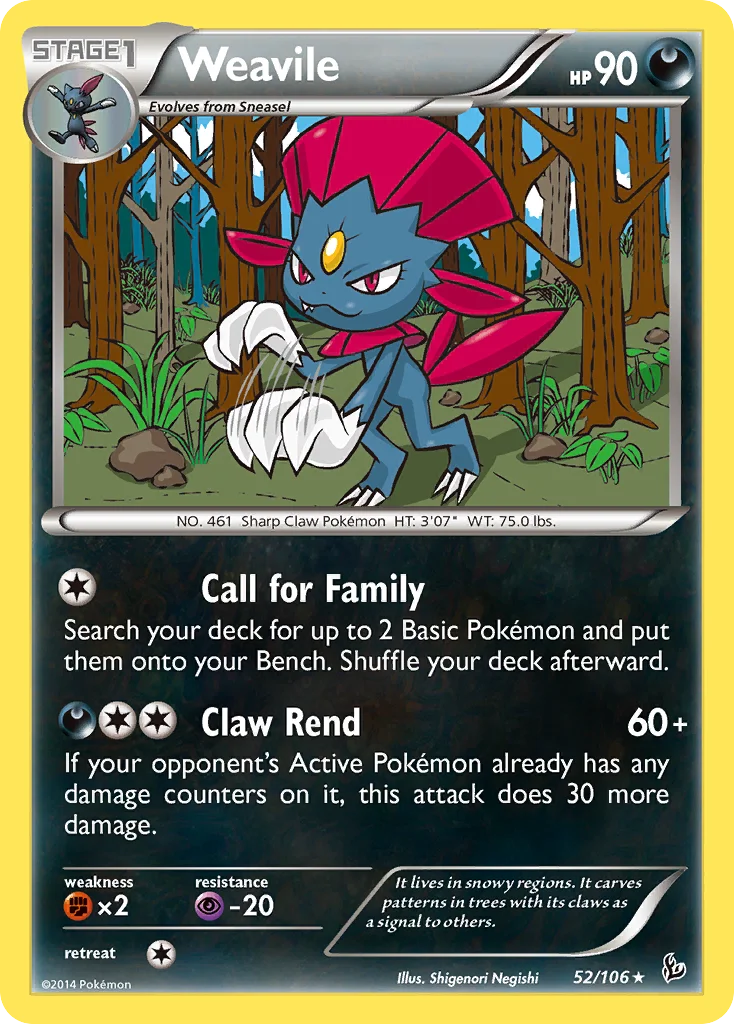 Weavile · Flashfire