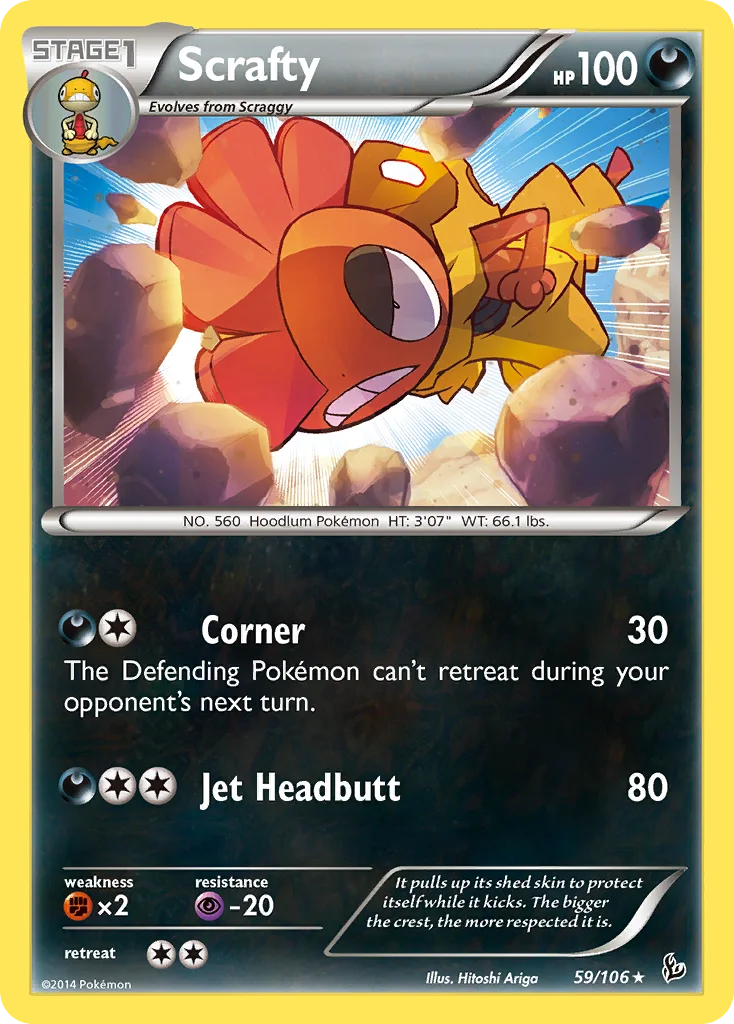 Scrafty · Flash de Fogo