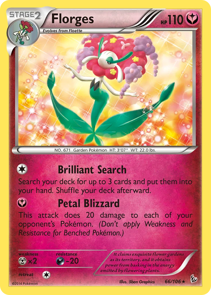 Florges · Flash de Fogo